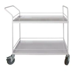 Two-Shelf Internal Transport Trolley for Medical Supplies - Dija