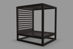 Polymer Sand Composite Canopy Bed