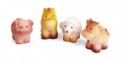 Colorful Domestic Animal Figurine Set for Kids