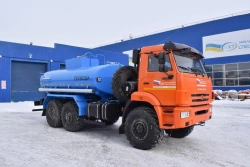 Technical Water and Salt Solutions Tank Truck (UZST) Model UZST03, Modification 6621-43 on KAMAZ 43118-RS