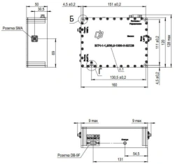 Frequency Transfer Block BPC-1-1.5/30.5-1000-N-B/X28