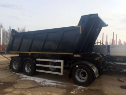 Three-Axle Dump Trailer AK-32 for Bulk Cargo Transport