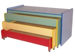 Triple Bunk Bed with Nightstand (Model 50046-047)