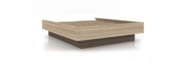 Bruna LD 631020.000 Bed Frame 1400 (Dark Sonoma/Light Sonoma)