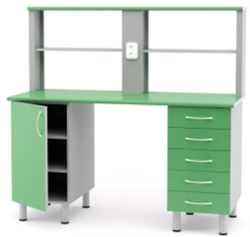 Medical Table BT-SLT "BT-Furniture" with Shelves and Cabinets