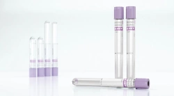 Vacuum Blood Collection Tube "ZMT" with K2EDTA and Gel, 16x100 mm