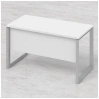 Smooth Surface Work Desk with Metal Frame