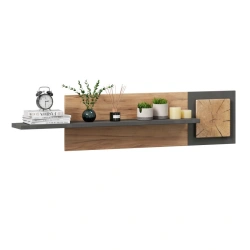 Wall Shelf Fiji LD.659030.000 (Golden Oak/Anthracite)