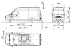 General Purpose All-Metal Van Truck AM 193 Modification