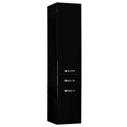 Wall-Mounted Column Cabinet Aquaton Amerina 34 Black 1A135203AM9501.A135.2.03A.M95.0