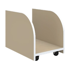 System Unit Stand FrPd1 with Wheels