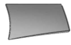 Right Faux Panel S.31Р-10.50.030-001 for Tram Car Exterior