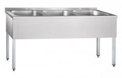 Three-Section Disassembled Washing Sink VMP-6-3-6 RCh