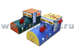 Educational Steam Locomotive "Nellia" - 90x40x40 cm