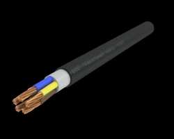 Flame-Retardant Power Cables with Copper Conductors VVGng(A)-LS