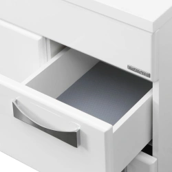 Elegant Rectangular Bathroom Vanity Dior 100 White 1A167701DR0101