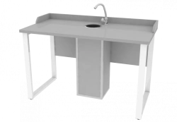 Chemical Work Table with Set, 1200x600x750mm