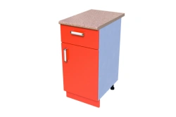 Kitchen Table-Cabinet KS-14 with Door and Drawer