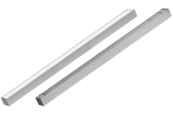 LED Linear Lighting Fixture FLORA-36/OPAL-1540/IP40 (5000K, Gray)