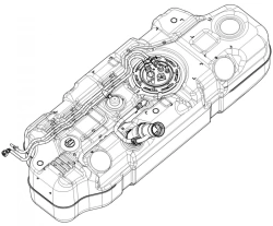 Plastic Fuel Tank for Business Sobol Diesel 22174-1101006-50