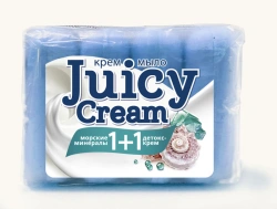 Juicy Cream Solid Toilet Soap with Sea Minerals & Detox Cream