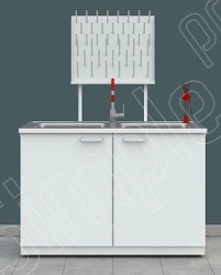 Laboratory Metal Sink with AISI 304 Stainless Steel Surface