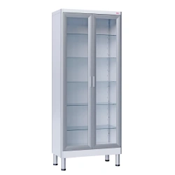 Medical Cabinet with Glass Shelves and Doors, MSK-10 (MSK-7668.12)