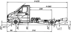 GAZelle NN Chassis A21R36 Dual-Fuel Engine (Gasoline/CNG)