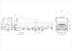 Diesel Dump Truck 57542, Model 57528N, Over 20t Capacity