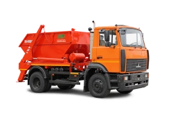 Garbage Truck KO-440AM, Model KO-440M, Base Chassis MAZ-4381N2/Maz-4381C0