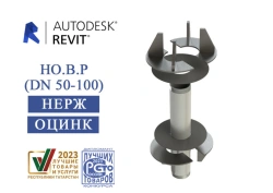 Fixed Support with Threaded Connection for Water Supply NO.V.R DN 50-100 (Stainless Steel, Galvanized)