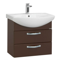 Aquaton Aria 50 M Wall-Mounted Sink Cabinet Dark Brown 1A140001AA4301