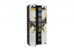 Modern Type 1 Double Door Cabinet (Black) LD.520040.000