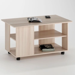 Coffee Table SЖ-7 with PVC Edge and Wheels