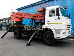 Self-Propelled Articulated Lift PSS-131.18E on KAMAZ 43253-G5 Chassis