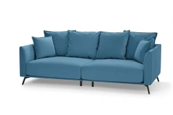 Comfortable Straight Sofa with Soft Upholstery and Durable Frame
