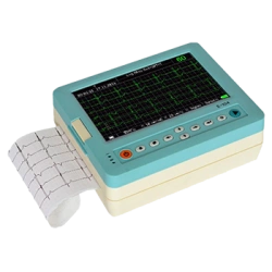Portable Multi-Channel Electrocardiograph E-104 with Automatic Mode
