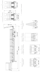 Semi-Trailer for Transporting Construction and Industrial Goods - CMZAP-9337B