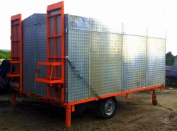 Automobile Trailer for Construction and Oversized Cargo 880704