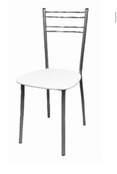 Venice Chair - Metal Frame with Soft Seat and Rigid Back
