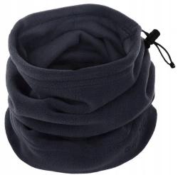 Winter Tube Scarf in Dark Blue with Unique Design Features