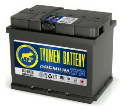 Lead Acid Starter Battery TYUMEN BATTERY 6СТ-60L PREMIUM EFB-R