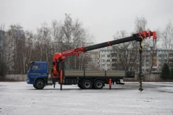 Multi-functional truck with hydraulic crane MKMA on KAMAZ 65117 chassis 64K16G-LA