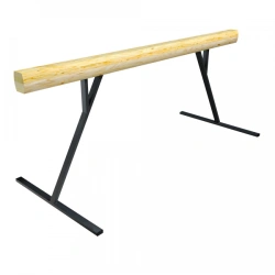High Gymnastics Beam with Steel Supports