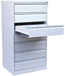 Metal Filing Cabinet Praktik D-15 with High-Security Lock