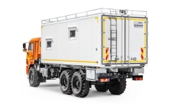 Vehicle for cargo with spark ignition model 5759F3 on KAMAZ 5350-37 chassis