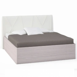 Rimini Ice Modular Furniture Bed AFD-01.CG, 1800mm Soft White Design