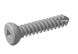 Cortical Screws Ø 2 mm, Self-Tapping, Length 5-40 mm, Model 402.8XX
