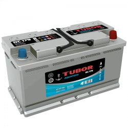 Starter Lead-Acid Battery TUBOR AQUATECH 6СТ-100.1(0) VL