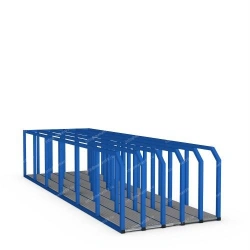 Vertical Storage Rack for Sheet Metal and Plywood - Model 1685